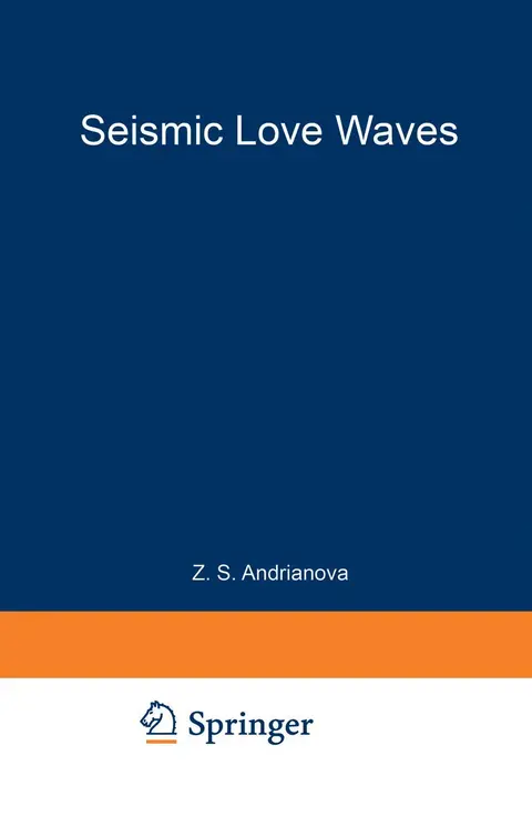 Cover of Seismic Love Waves