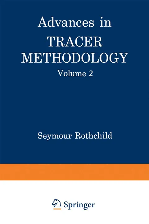 Cover of Advances in Tracer Methodology