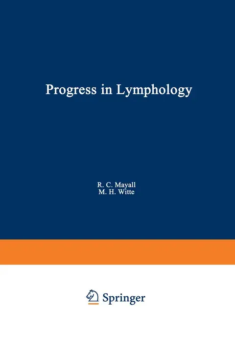 Cover of Progress in Lymphology