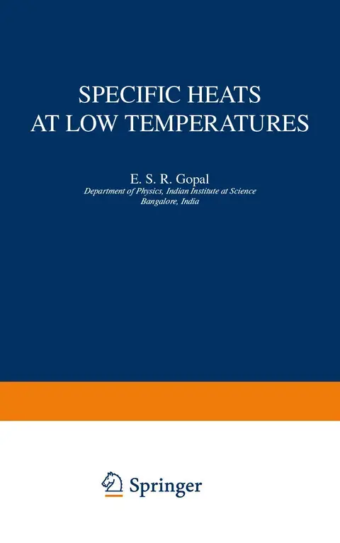 Cover of Specific Heats at Low Temperatures