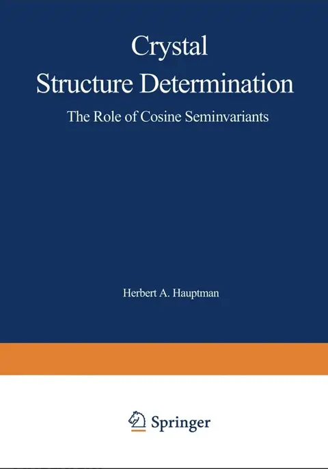 Cover of Crystal Structure Determination