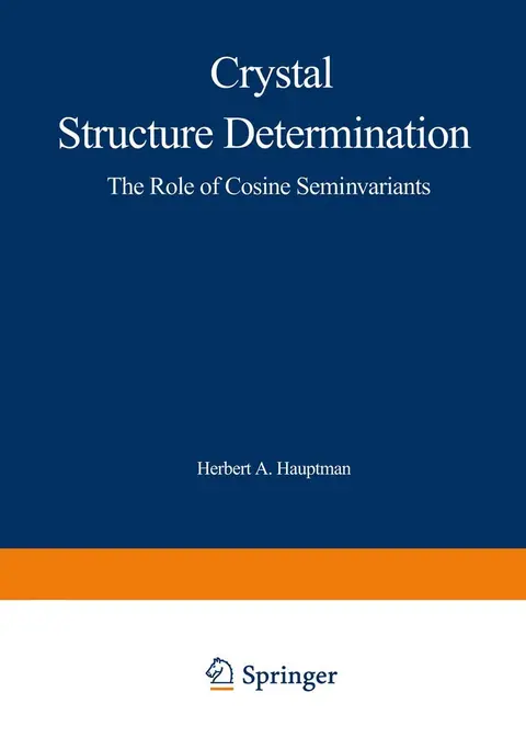 Cover of Crystal Structure Determination