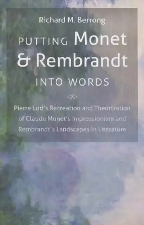 Cover of Putting Monet and Rembrandt Into Words