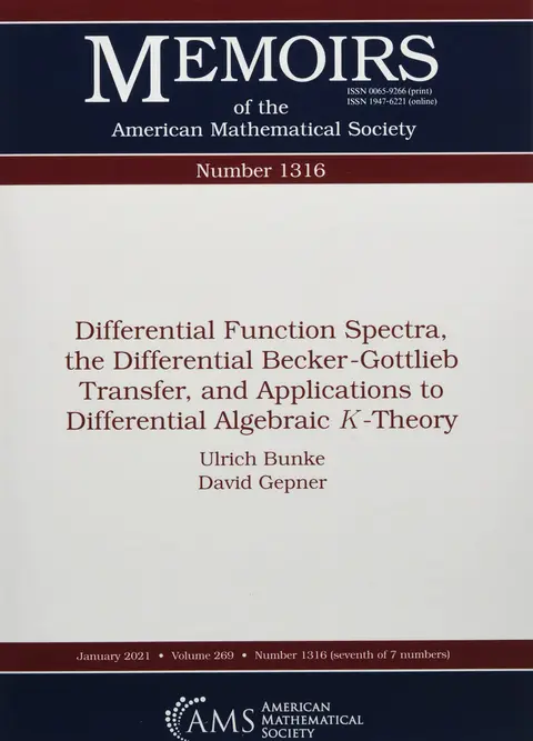 Cover of Differential Function Spectra, the Differential Becker-Gottlieb Transfer, and Applications to Differential Algebraic $K$-Theory