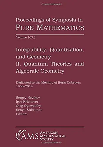 Cover of Integrability, Quantization, and Geometry