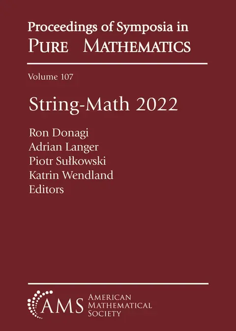 Cover of String-Math 2022