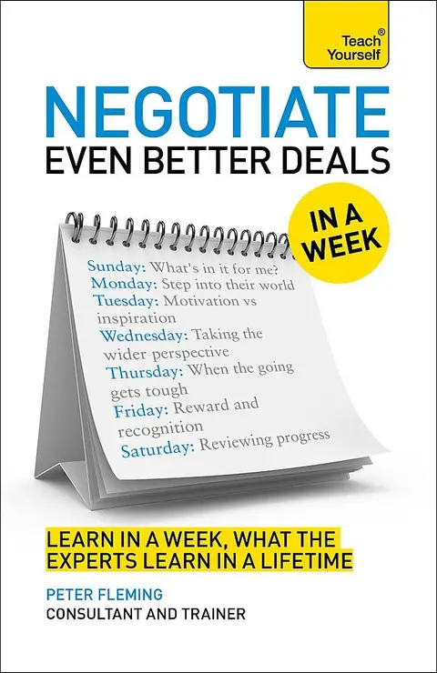 Cover of Negotiate Even Better Deals in a Week