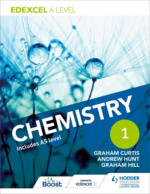 Cover of Edexcel a Level Chemistry Student Book 1