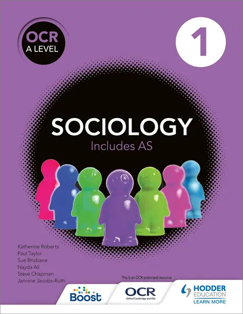 Cover of OCR Sociology for A Level Book 1