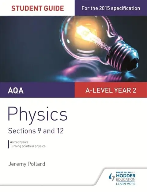 Cover of AQA A-level Year 2 Physics Student Guide