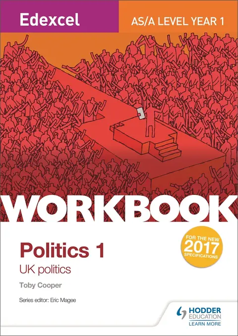 Cover of Edexcel AS/A-level Politics Workbook 1