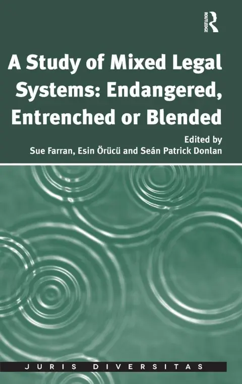 Cover of A Study of Mixed Legal Systems