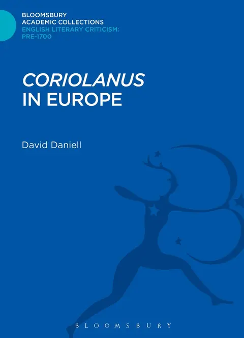 Cover of Coriolanus' in Europe