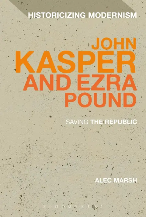 Cover of John Kasper and Ezra Pound