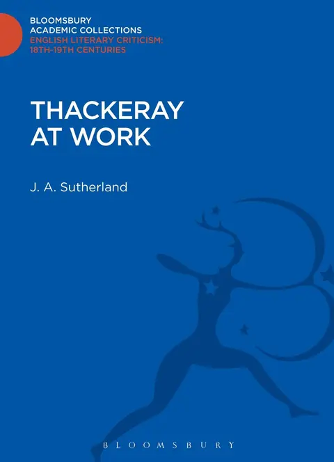Cover of Thackeray at Work