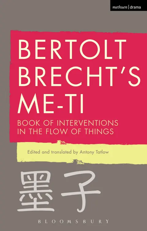 Cover of Bertolt Brecht's Me-ti