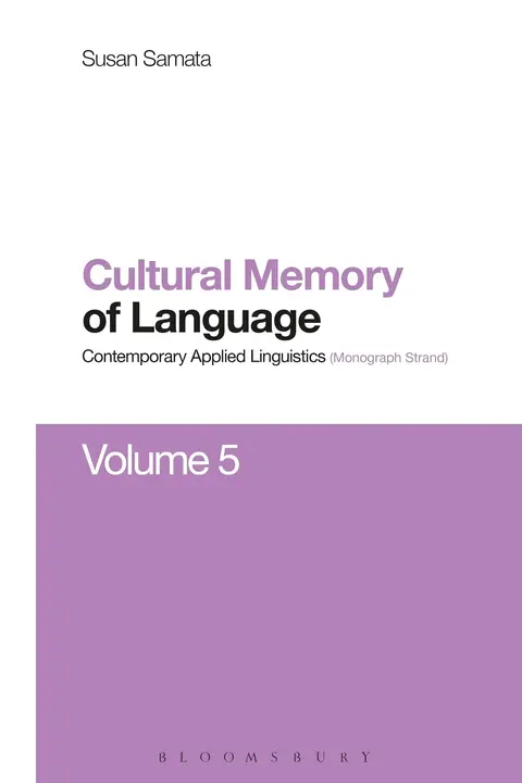 Cover of Cultural Memory of Language