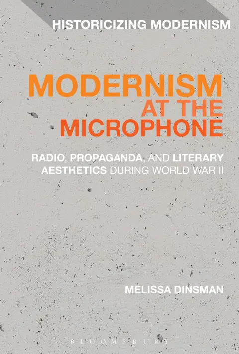 Cover of Modernism at the Microphone