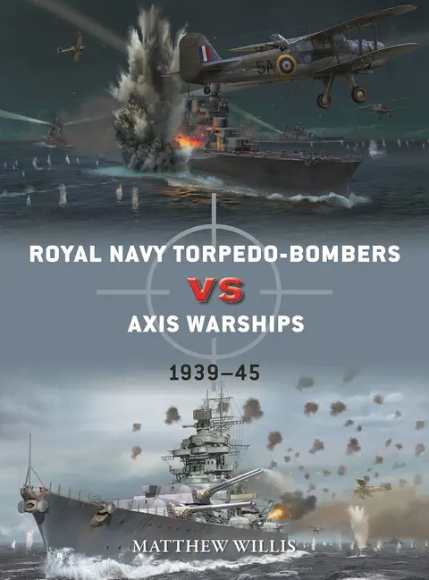 Cover of Royal Navy torpedo-bombers vs Axis warships