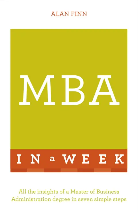Cover of MBA in A Week