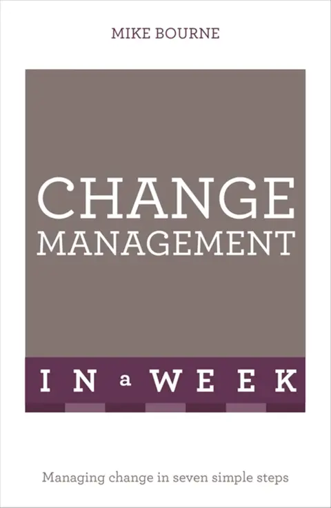 Cover of Change Management in A Week