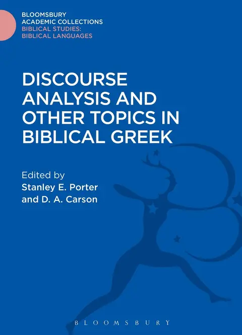 Cover of Discourse Analysis and Other Topics in Biblical Greek