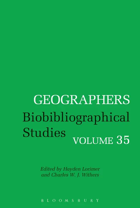 Cover of Geographers