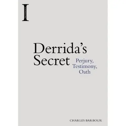 Cover of Derrida's Secret