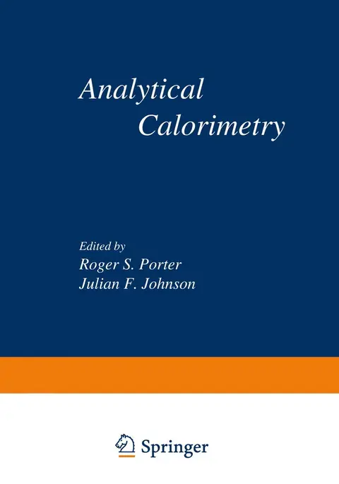 Cover of Analytical Calorimetry