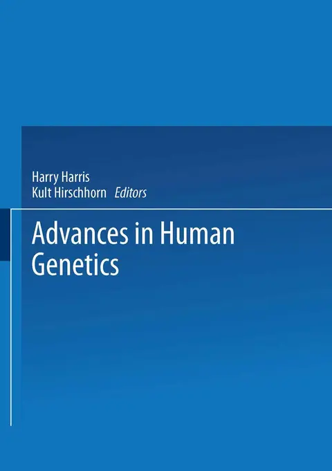Cover of Advances in Human Genetics