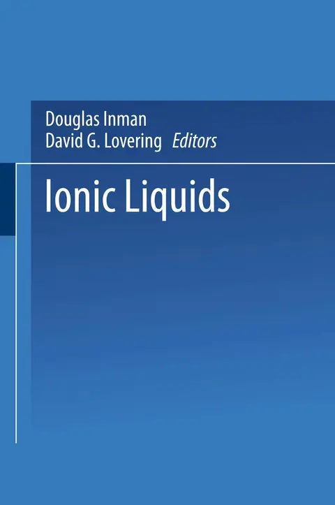 Cover of Ionic Liquids