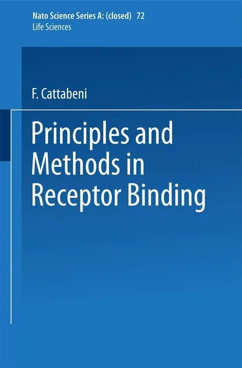 Cover of Principles and Methods in Receptor Binding