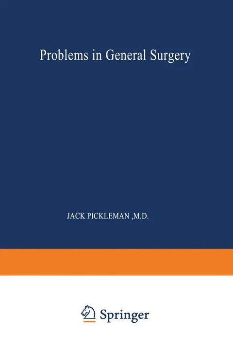 Cover of Problems in General Surgery