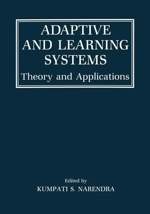 Cover of Adaptive and Learning Systems