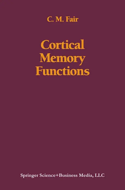 Cover of Cortical Memory Functions