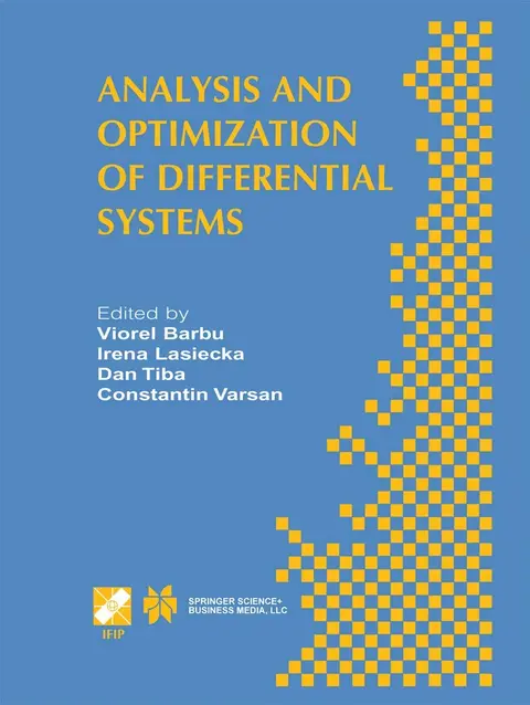Cover of Analysis and Optimization of Differential Systems