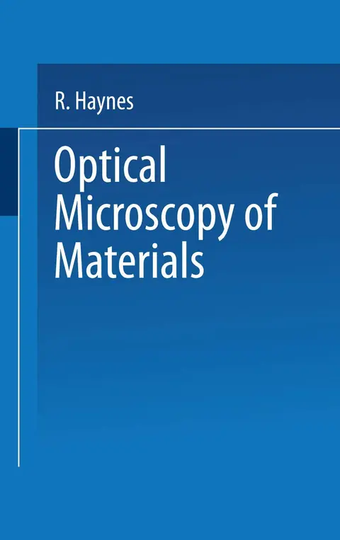 Cover of Optical Microscopy of Materials