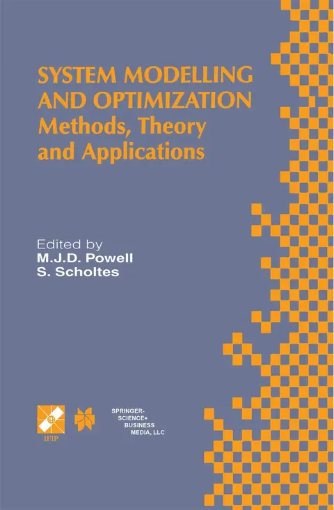 Cover of System Modelling and Optimization