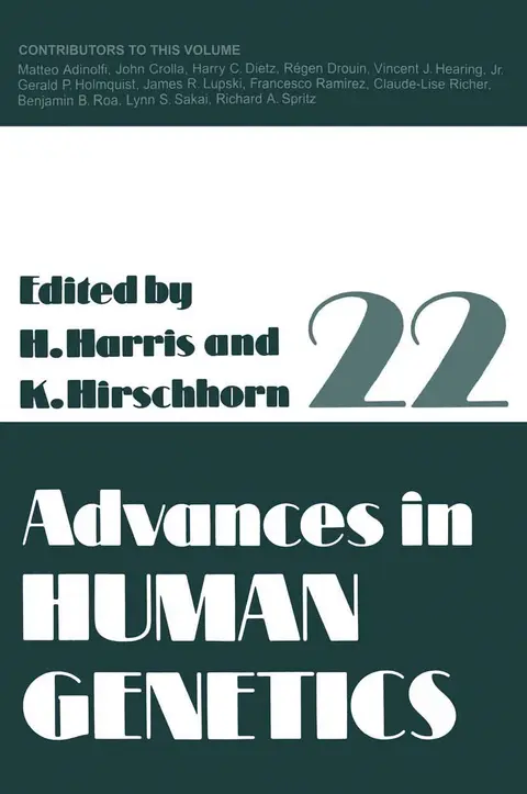 Cover of Advances in Human Genetics