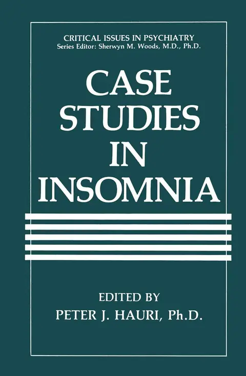 Cover of Case Studies in Insomnia