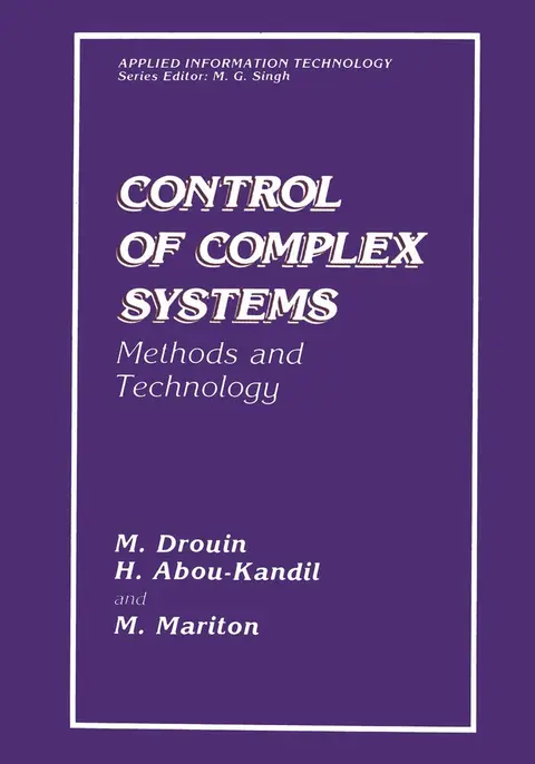 Cover of Control of Complex Systems