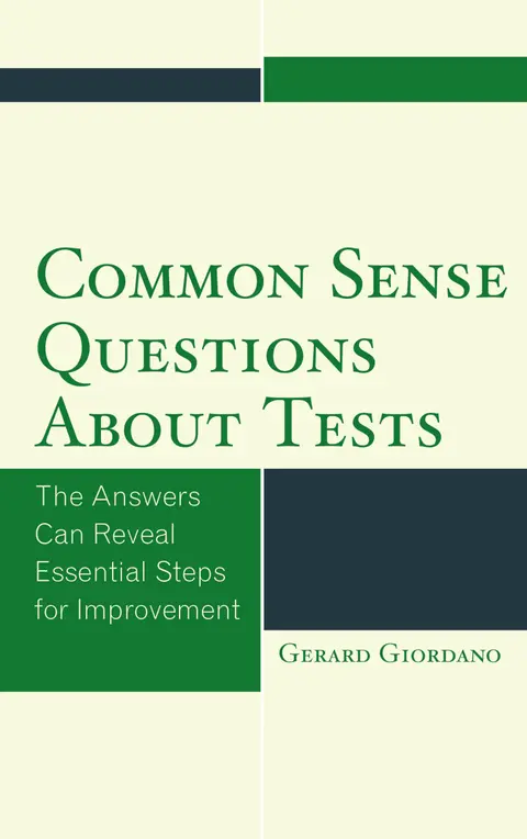 Cover of Common Sense Questions about Tests
