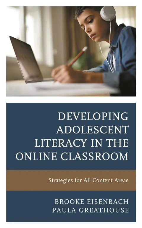 Cover of Developing Adolescent Literacy in the Online Classroom