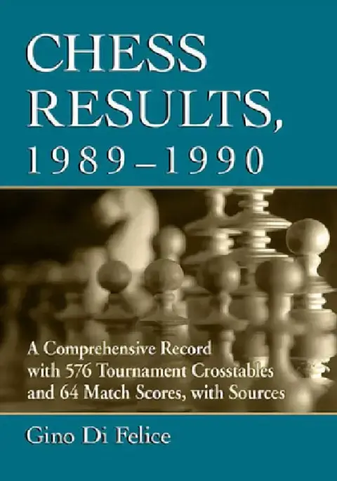 Cover of Chess Results, 1989-1990