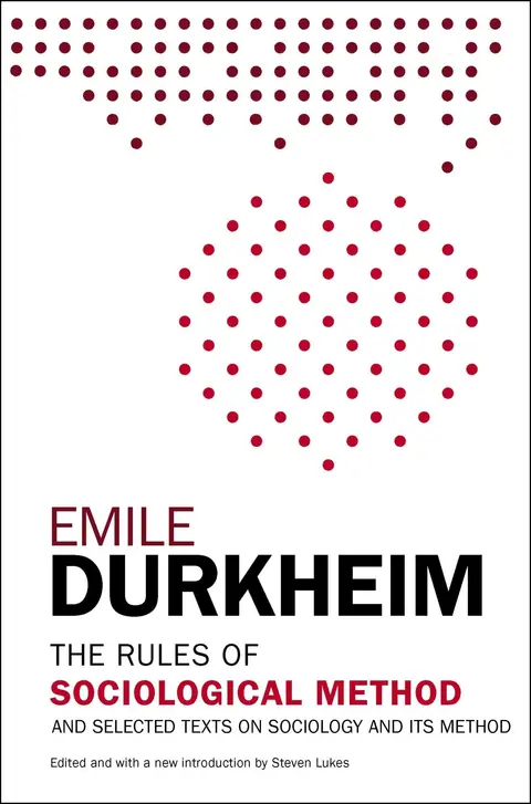 Cover of The Rules of Sociological Method