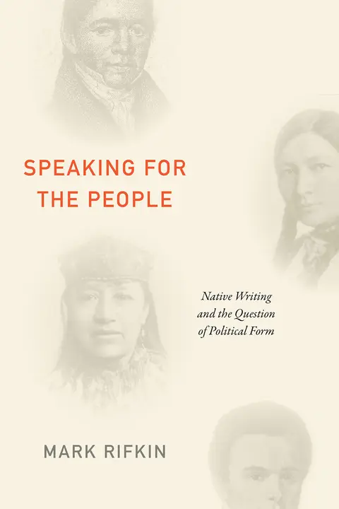 Cover of Speaking for the People