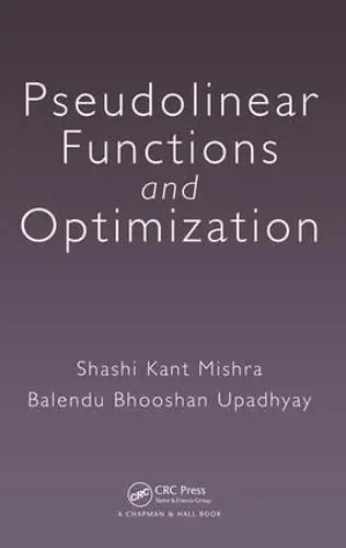 Cover of Pseudolinear Functions and Optimization