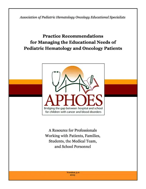 Cover of Practice Recommendations