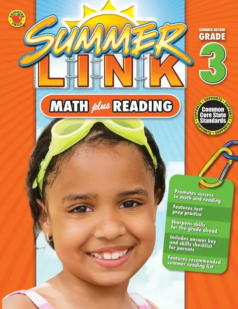 Cover of Summer Link Math Plus Reading