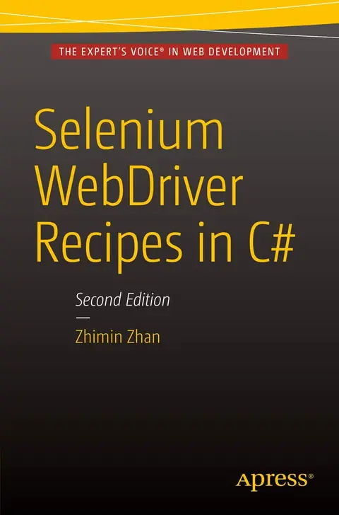 Cover of Selenium Webdriver Recipes in C#